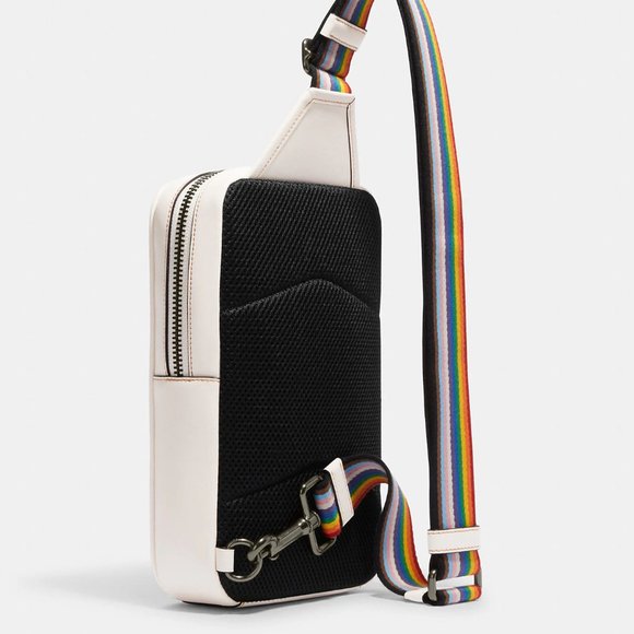 🌈 Coach Sullivan Pack In Rainbow Signature Canvas - Picture 6 of 16